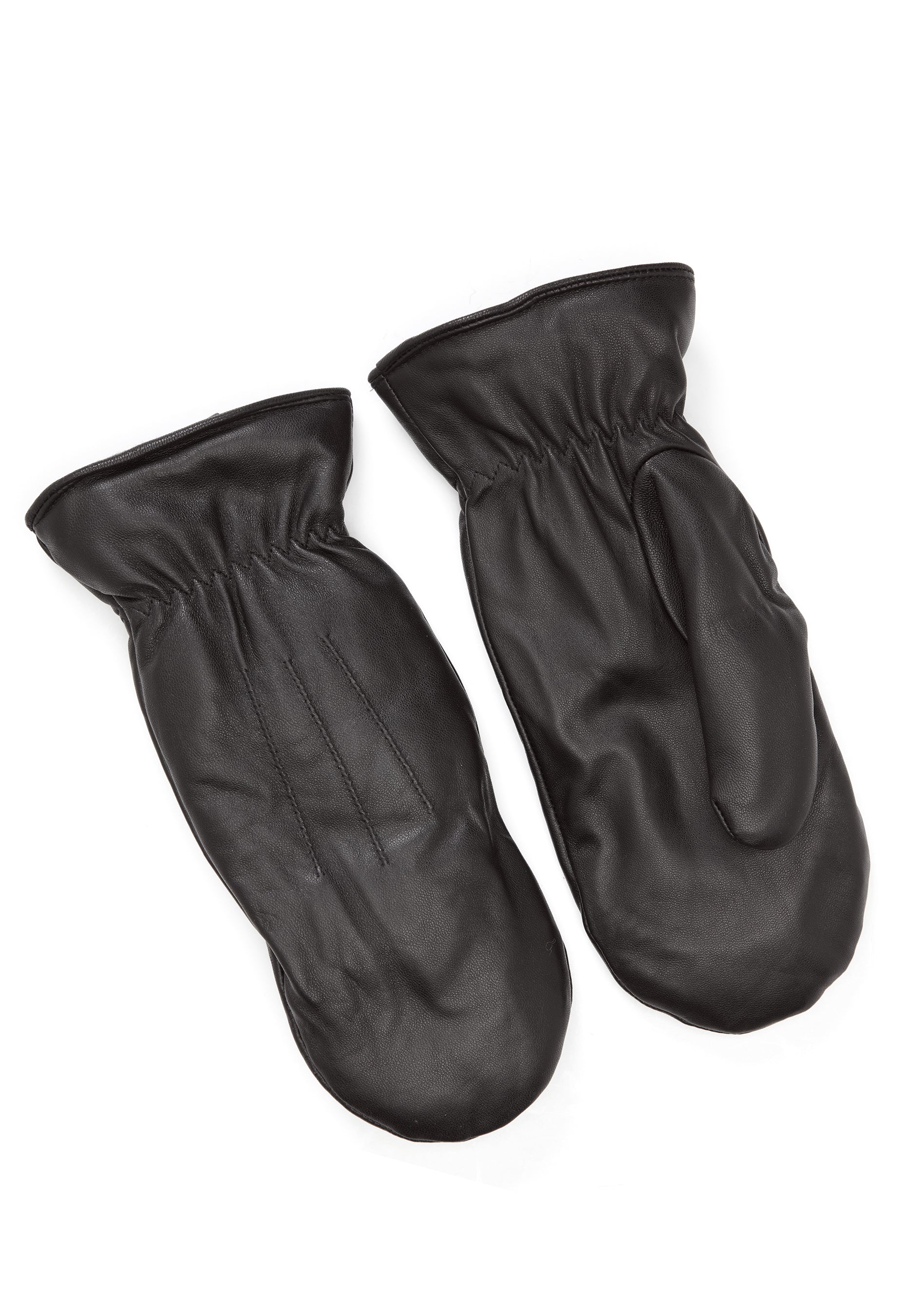 Pieces Nellie Leather Mittens