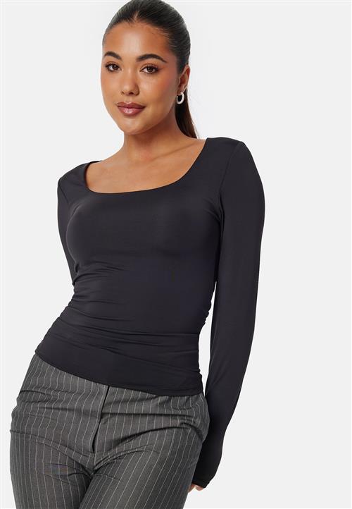 ONLY Onlea L/S 2-WAY DEEP NECK TOP