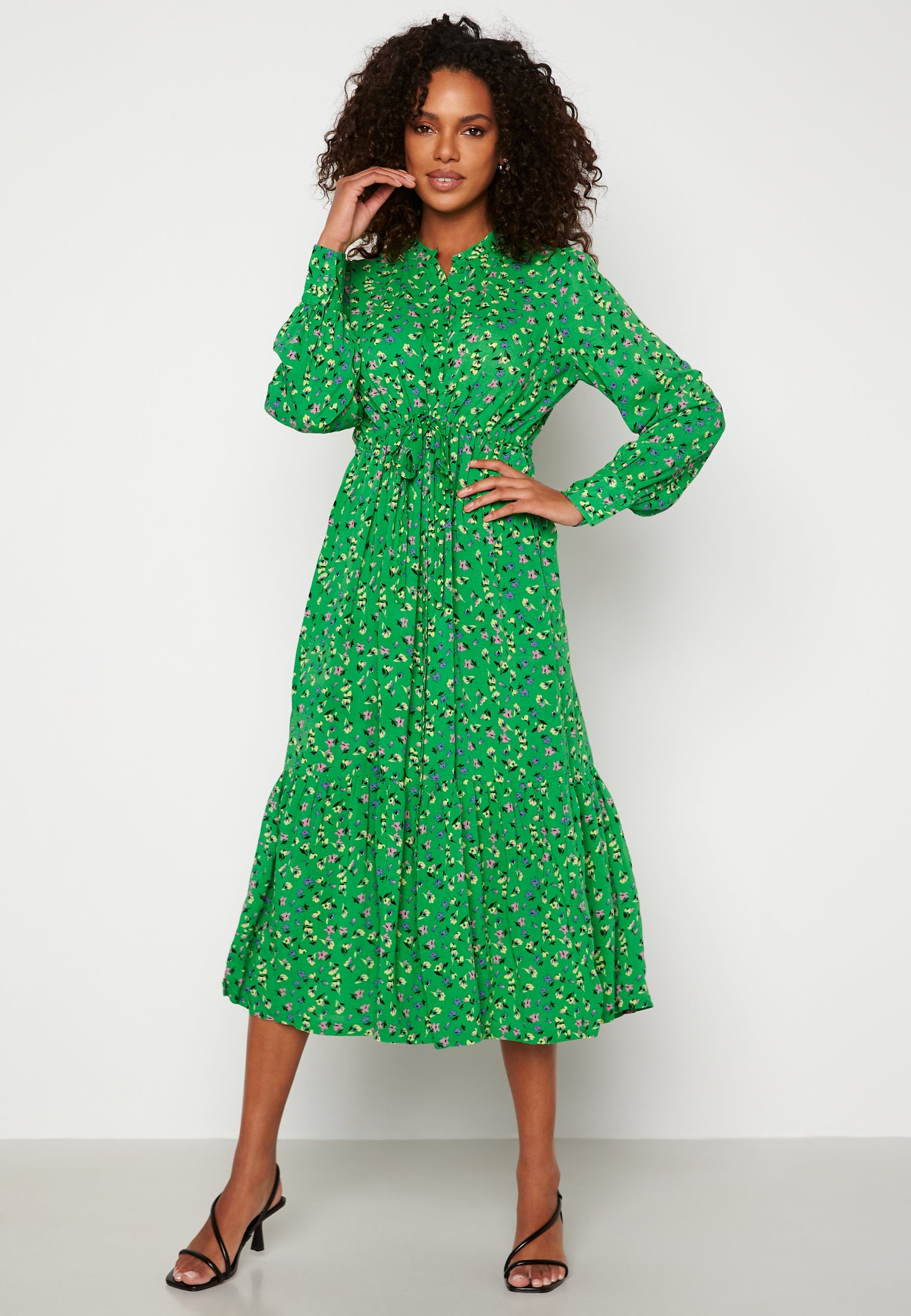 YAS Malikka LS Long Shirt Dress