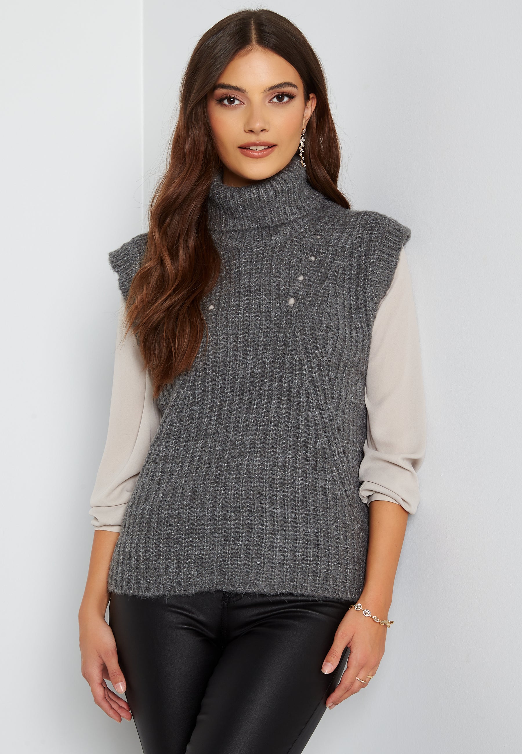VILA Suba Rollneck Knit Vest