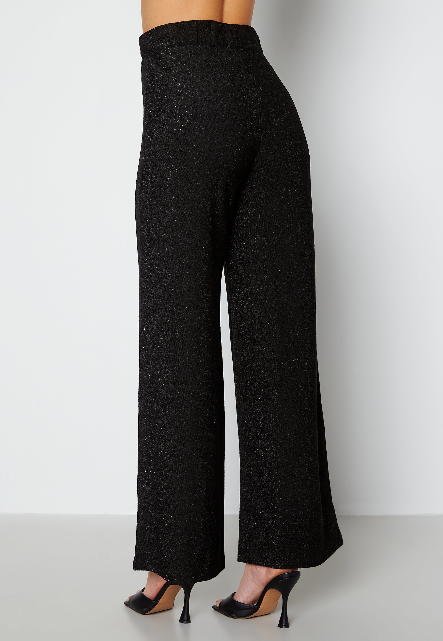 Pieces Rina Lurex HW Wide Pant