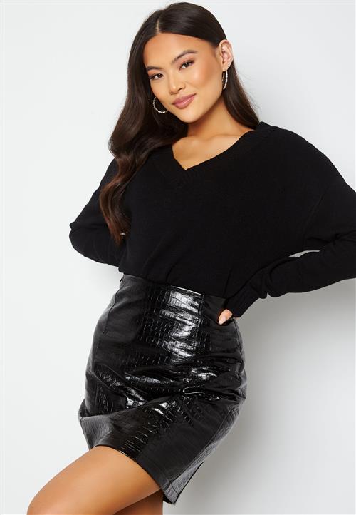 VILA Ril Oversize V-Neck Knit Top