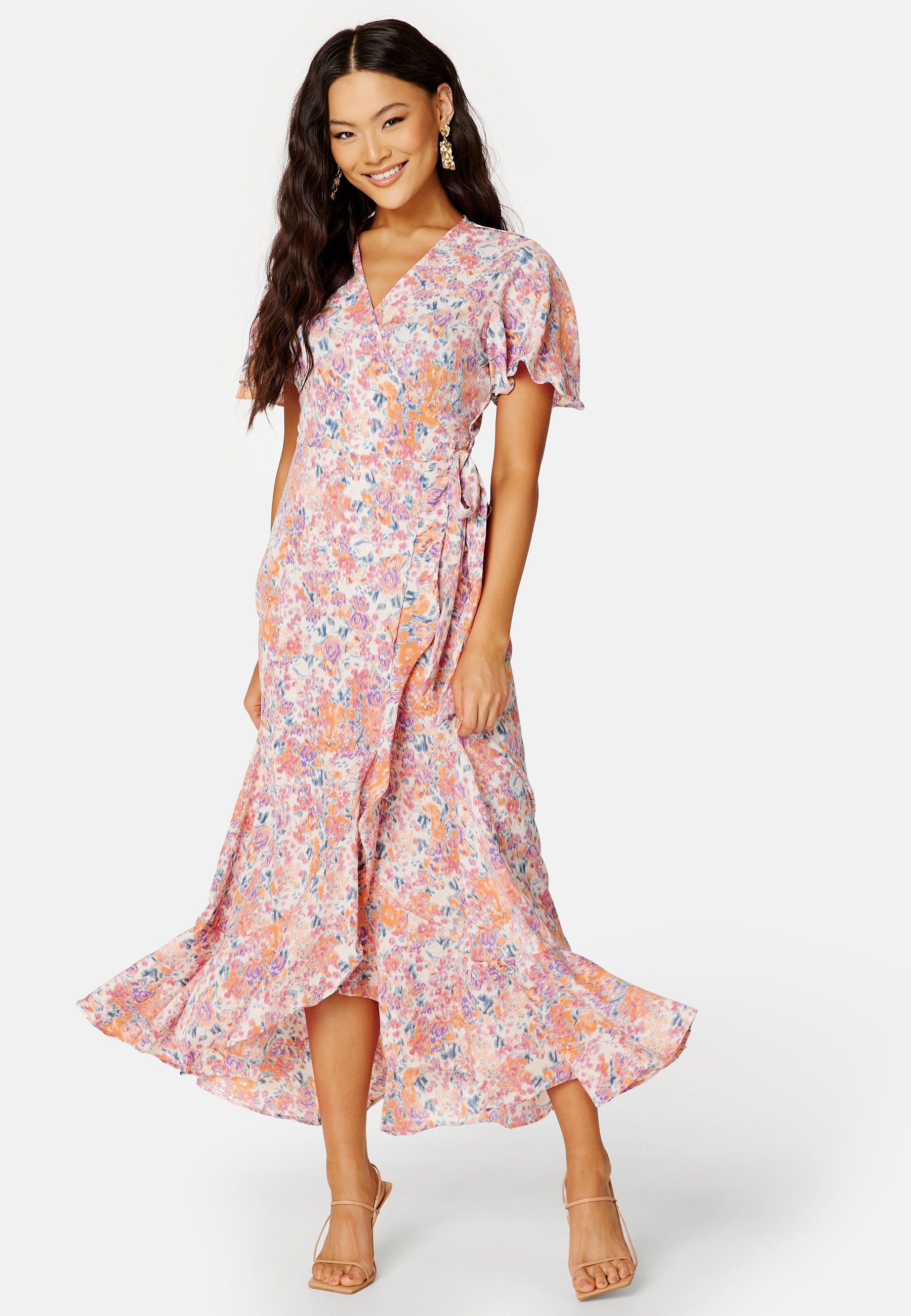 Object Collectors Item Papaya S/S Wrap Dress