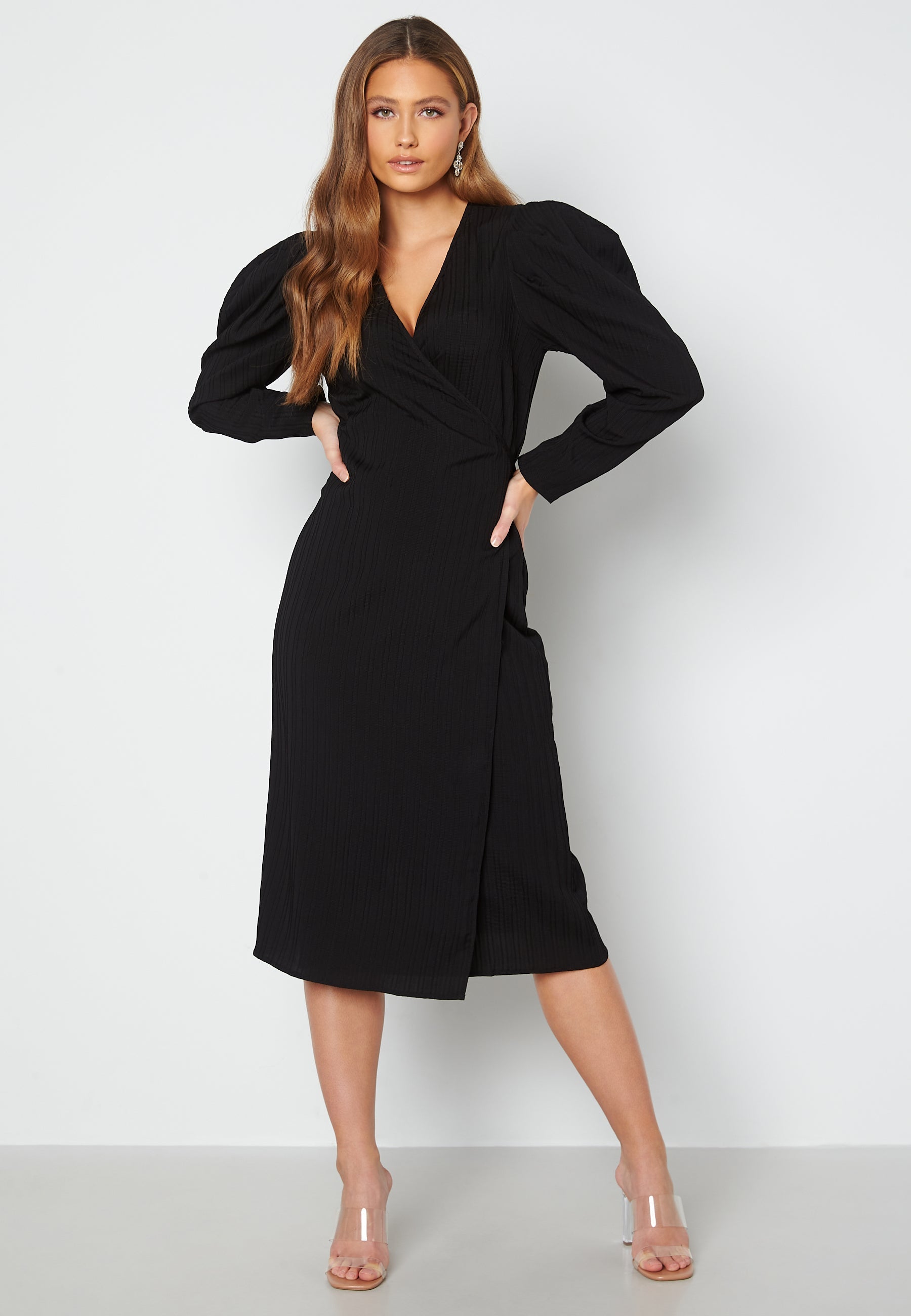 Object Collectors Item Olive L/S Wrap Dress