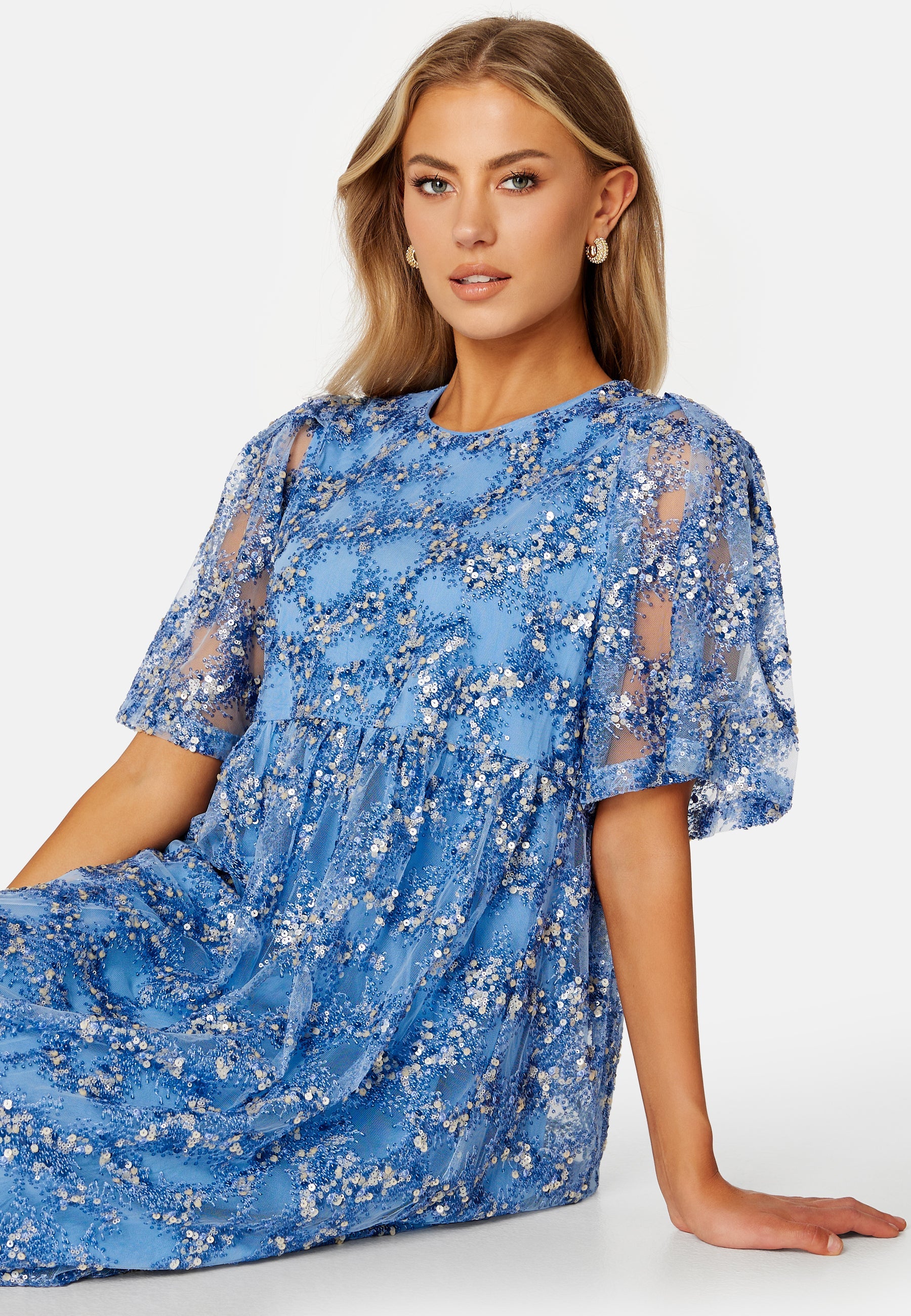 SELECTED Justine 2/4 Midi Sequins Dress