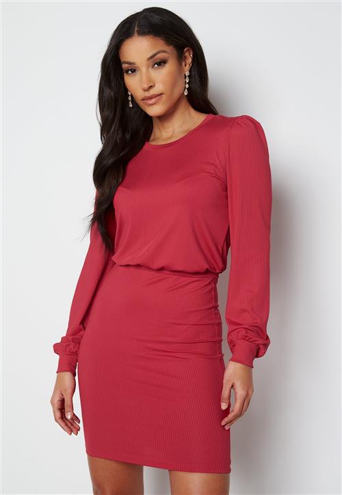 BUBBLEROOM Besa long sleeve short dress
