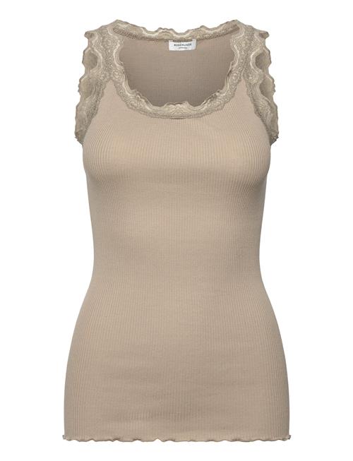 Rosemunde | Rwbabette Silk Sl U-Neck Long Lace Top | XS