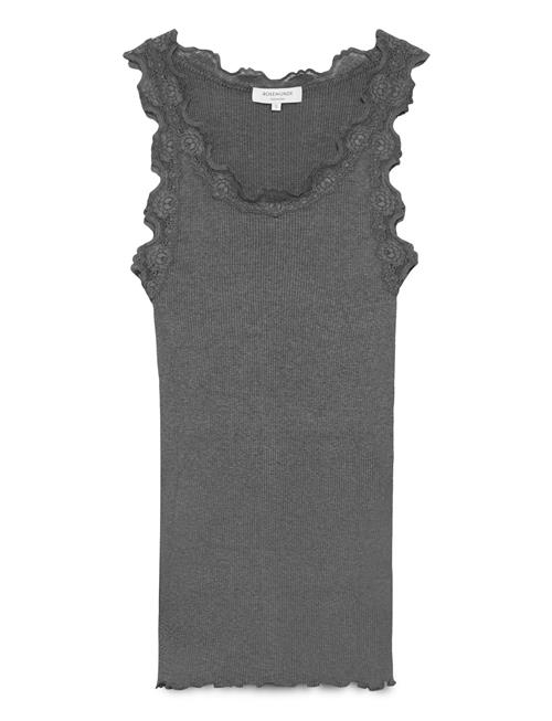 Rosemunde | Rwbabette Sl U-Neck Long Lace Top | L