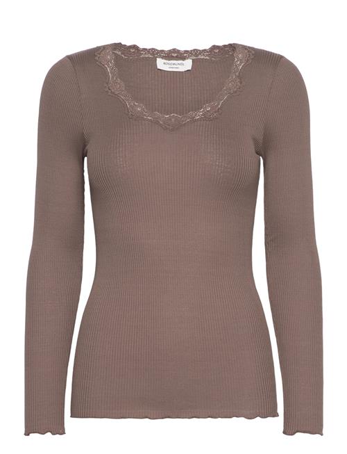 Rosemunde | Silk T-Shirt W/ Lace | M