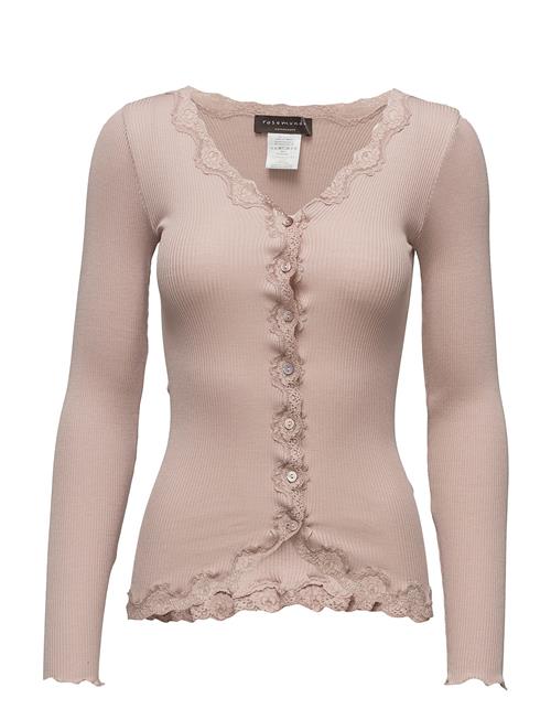 Rosemunde | Rwbabette Silk Ls V-Neck Lace Cardi | M