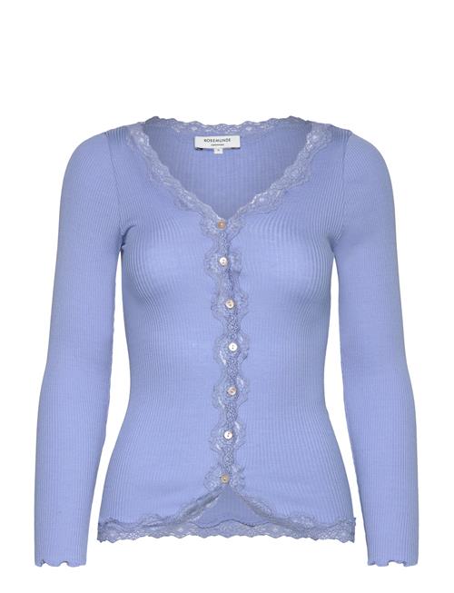Rosemunde | Rwbabette Silk Ls V-Neck Lace Cardigan | XS
