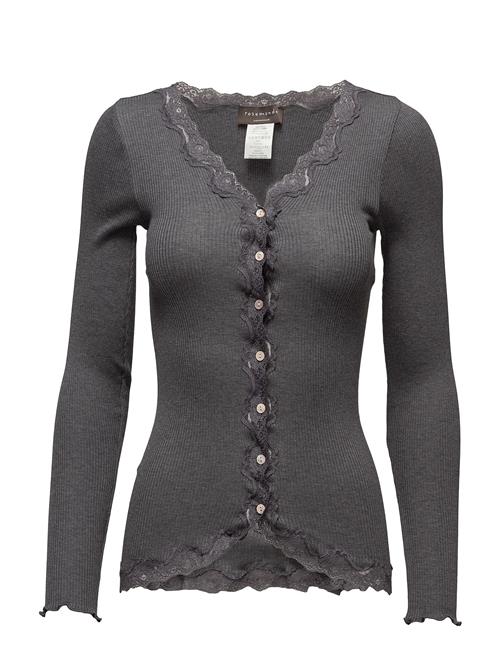 Rosemunde | Rwbabette Silk Ls V-Neck Lace Cardi | S