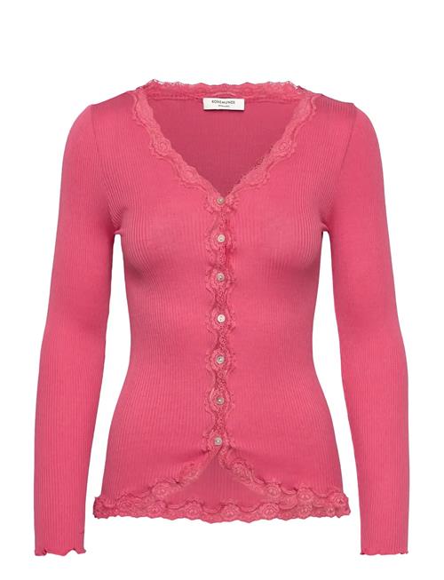 Rosemunde | Rwbabette Silk Ls V-Neck Lace Cardigan | M