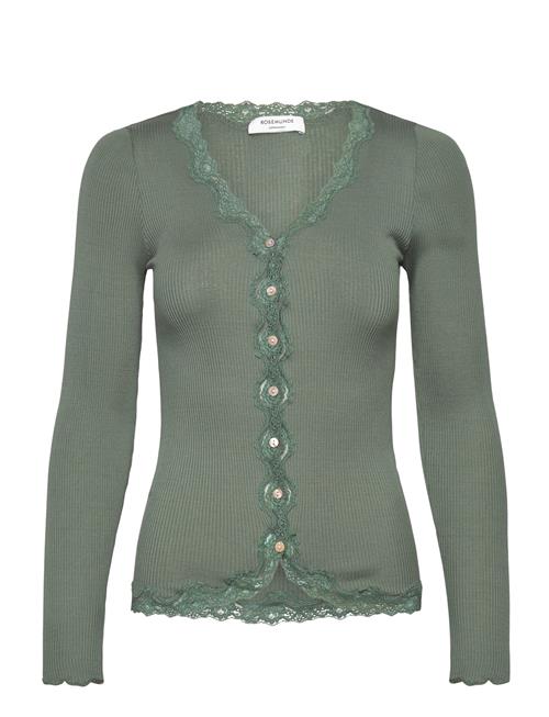 Rosemunde | Rwbabette Silk Ls V-Neck Lace Cardigan | L