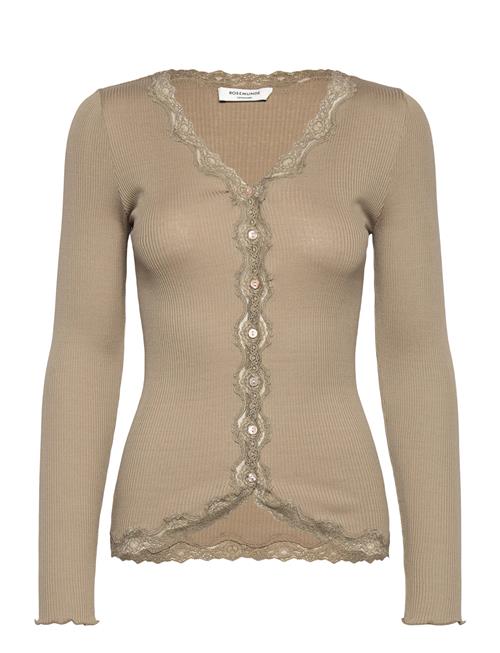 Rosemunde | Rwbabette Silk Ls V-Neck Lace Cardigan | S