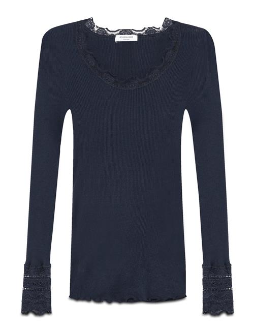 Rosemunde | Rwbenita Silk Ls O-Neck Lace T-Shirt | M