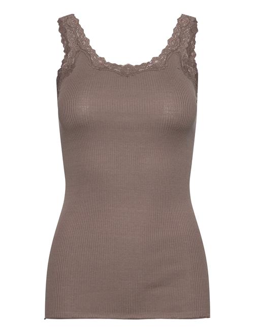 Rosemunde | Rwbabette Silk Sl Deep Back Lace Top | XS