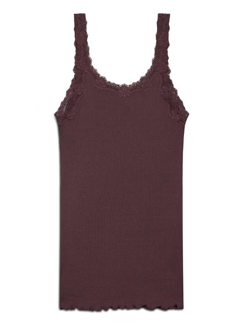 Rosemunde | Rwbabette Silk Sl Deep Back Lace Top | M