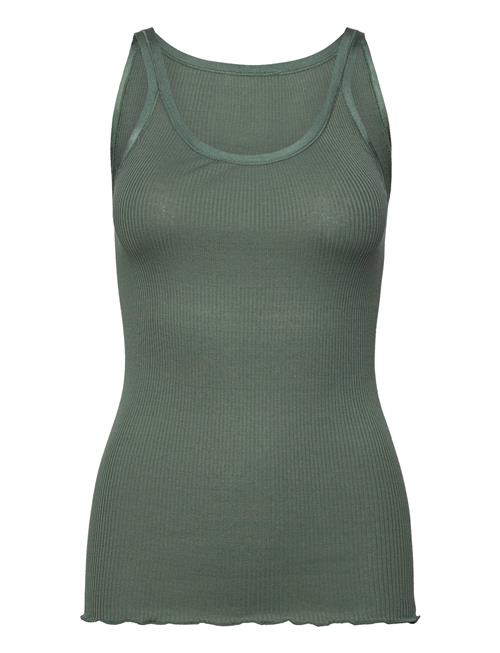 Rosemunde | Rwbelle Silk U-Neck Strap Elastic Top | XS