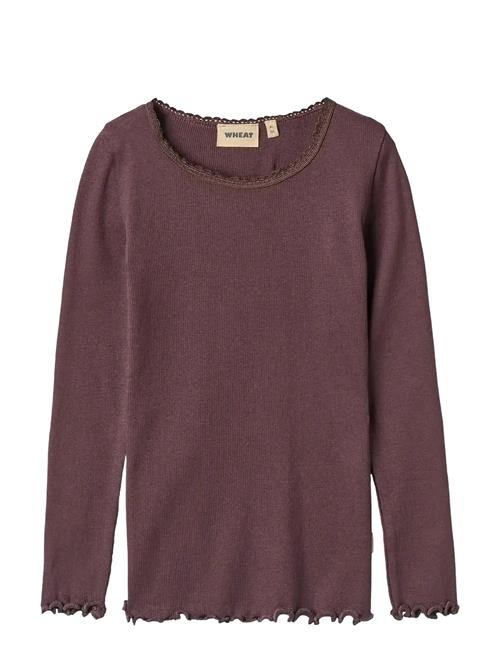 Wheat | Rib T-Shirt L/S Reese | 104