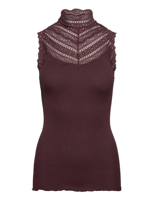 Rosemunde | Rwbenita Silk Sl Turtleneck Lace Top | M