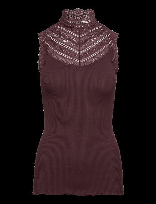 Rosemunde | Silk Top W/ Lace | M