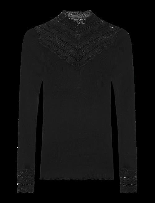 Rosemunde | Rwbenita Silk Ls  Lace T-Neck T-Shi