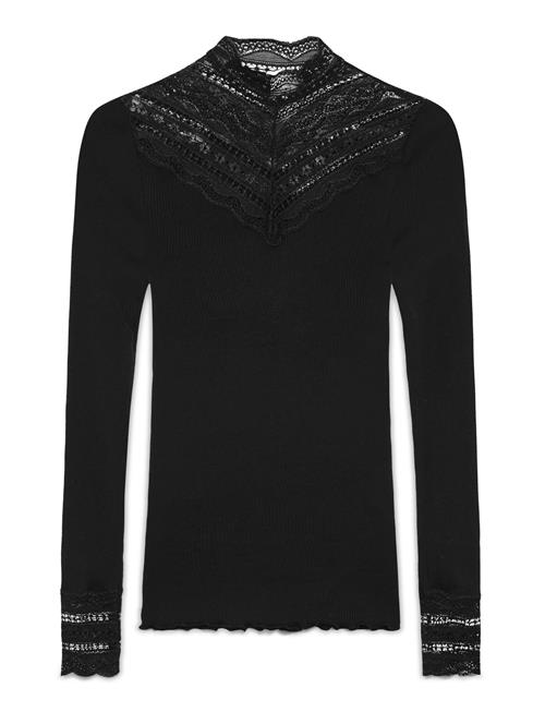 Rosemunde | Silk T-Shirt W/ Lace | S