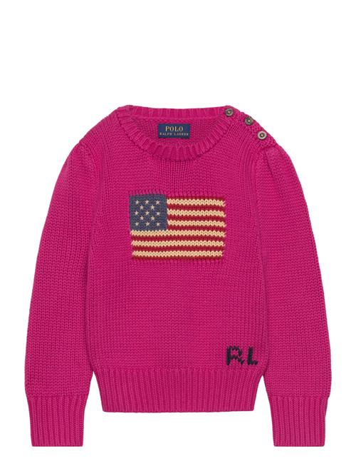 Ralph Lauren Kids | Flag Cotton Crewneck Sweater | 102-108