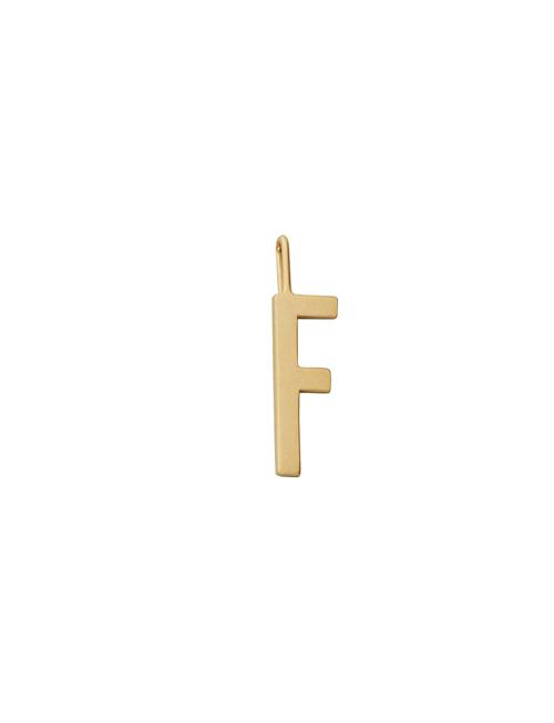 Design Letters | Letter For Initial Necklace A-Z (18K Gold-Plated) | 16 MM