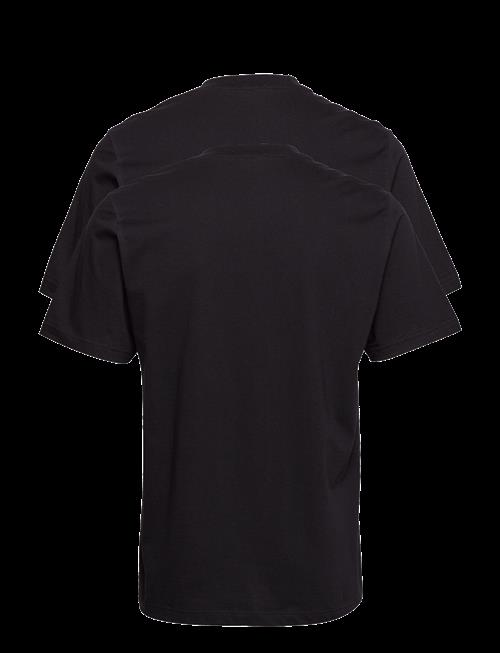 Schiesser | Short-Sleeve Jersey T-Shirt, 2-Pack, Round Neck, Black - American T-Shirt | L