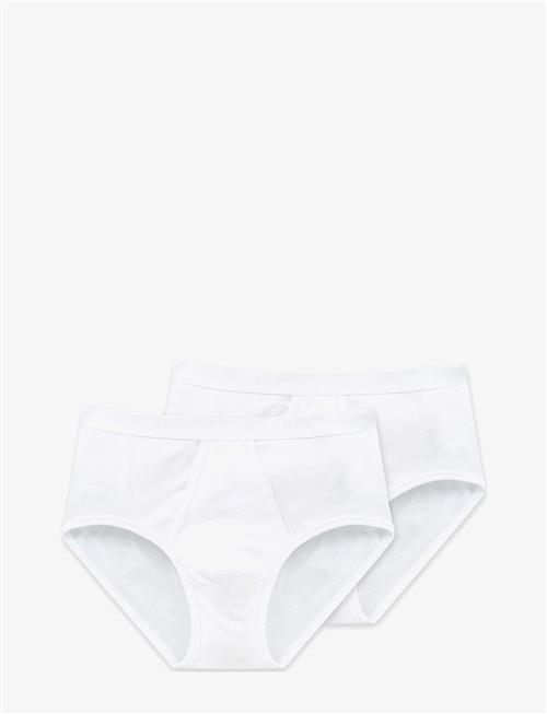 Schiesser | 2-Pack Of Sports Briefs With Fly, Fine Rib, Black - Original Fine Rib | L