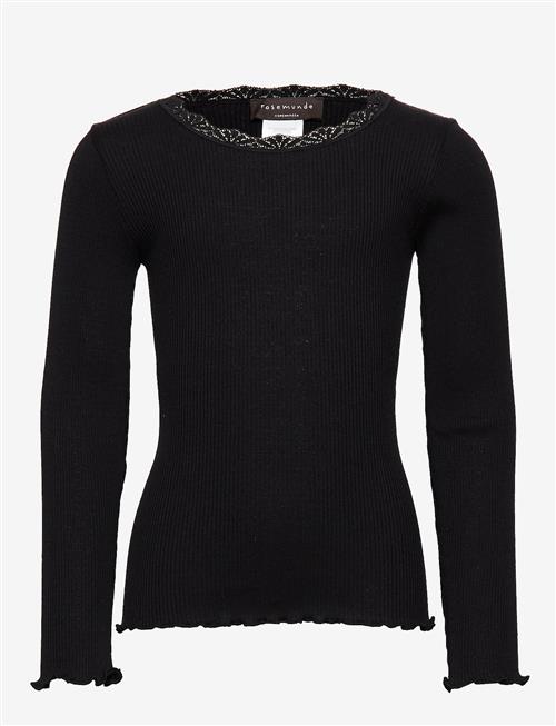 Rosemunde Kids | Beatha Silk T-Shirt W/ Lace | 104