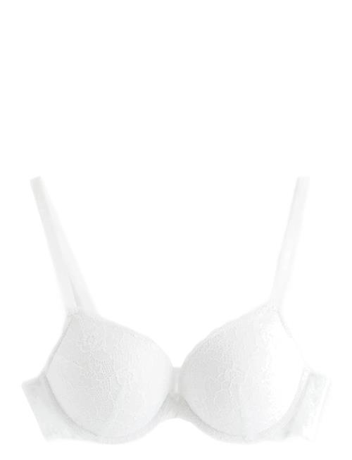 Lindex | Bra Linnea In Lace - White | C x 85