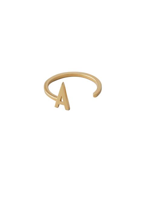 Design Letters | Ring A-Z Gold | ONE SIZE