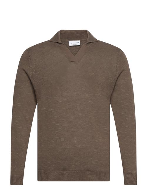 Lindbergh | Casual L/S V-Neck Polo Knit | M