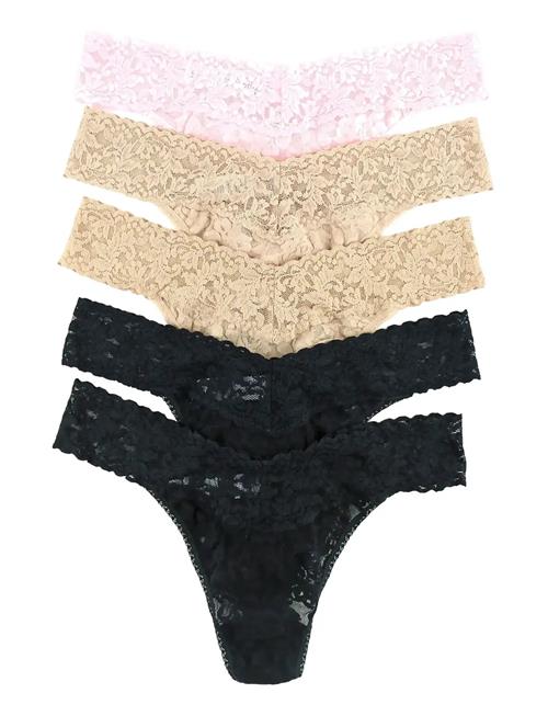 Hanky Panky | Hanky Panky Multi Pack - Signature Lace Original Rise Thong - 5 Pack | ONE SIZE