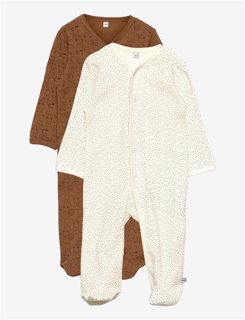 Pippi | Nightsuit W/F -Buttons 2-Pack | 80