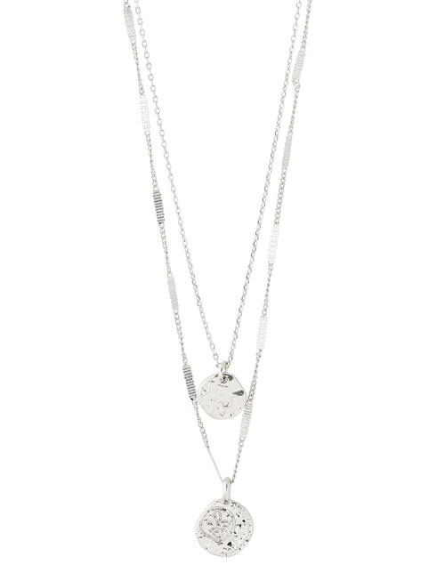 Pilgrim | Haven 2-In-1 Coin Necklace Silver-Plated | ONE SIZE