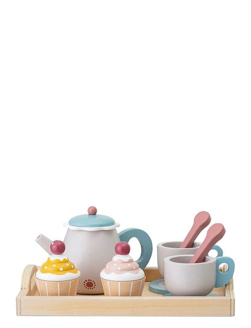 Bloomingville | Gentrim Legetøjsmad, Multi Farvet, Krydsfiner Sæt Of 8 | ONE SIZE