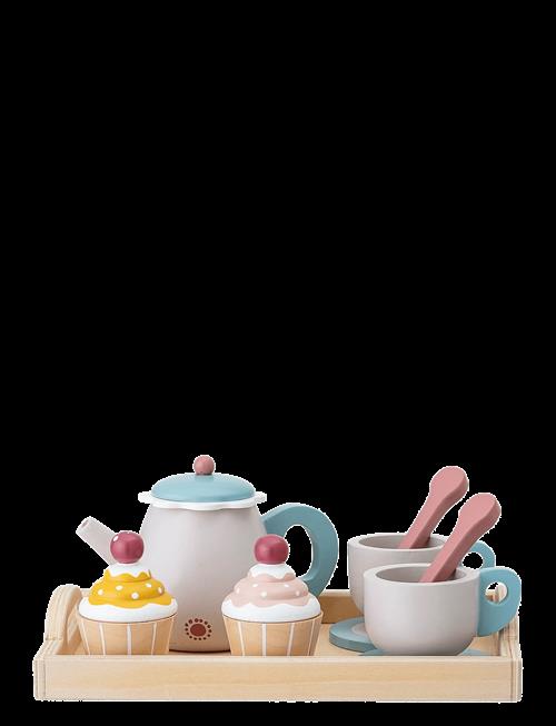 Bloomingville | Gentrim Play Set, Food, Grey, Plywood Set Of 8 | ONE SIZE