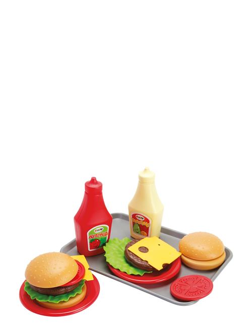 Dantoy | Burger Set On Tray 17 Pcs | ONE SIZE