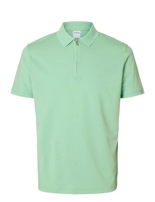Selected | Slhfave Zip Ss Polo | XL