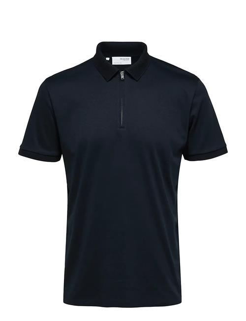 Se Selected | Slhfave Zip Ss Polo Noos | XXL hos Booztlet