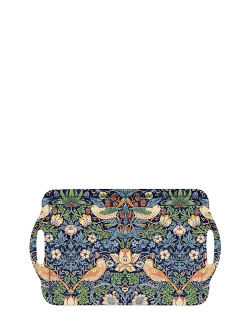 Morris & Co | Strawberry Thief Blue Large Tray | 48X 29.5CM