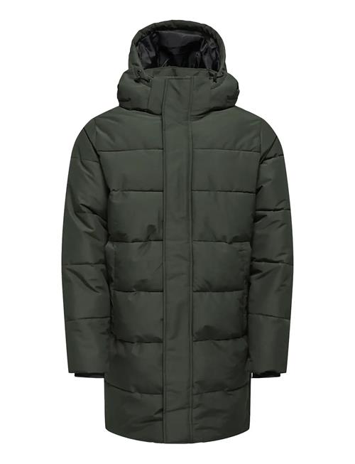 ONLY & SONS | Onscarl Long Quilted Coat Otw | XXL