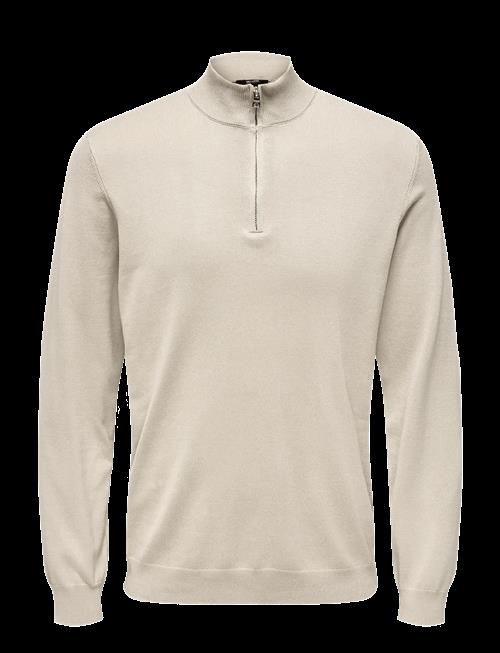 ONLY & SONS | Onswyler Life Ls Half Zip Knit | S