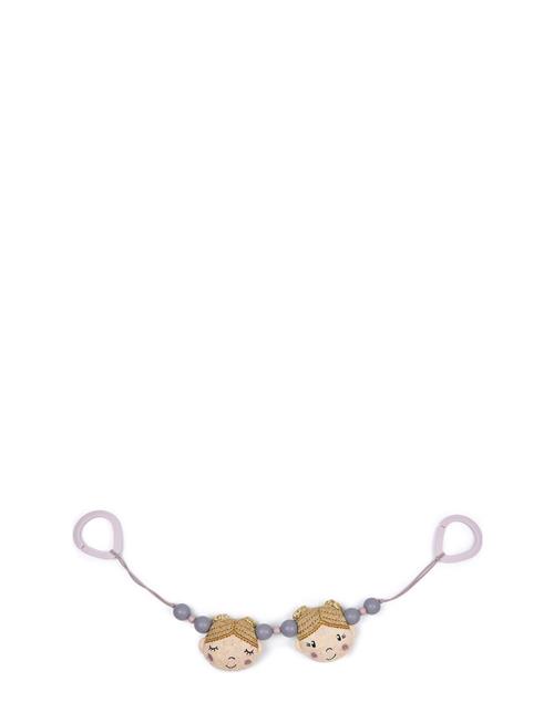 Smallstuff | Stroller Chain, Knittet, Soft Rose Ballerina | 53X10X5