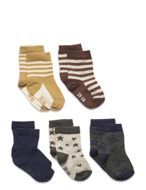 Minymo | Sock W. Pattern (5-Pack) | 27\30