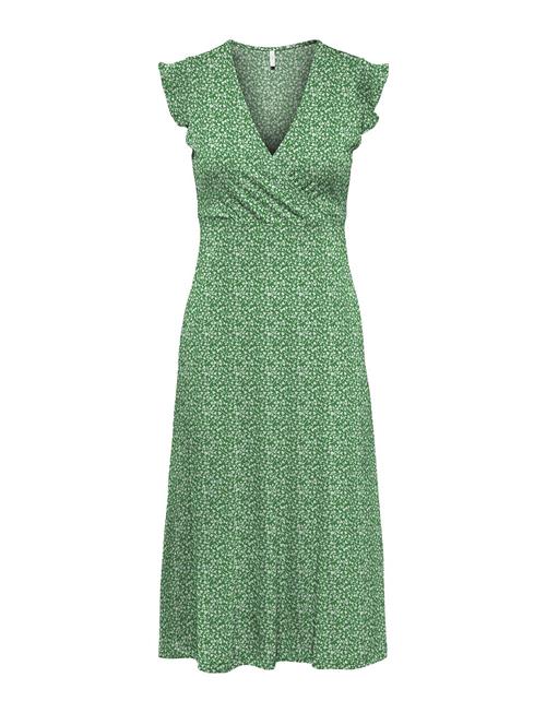 ONLY | Onlmay Life S/L Wrap Midi Dress Jrs | S